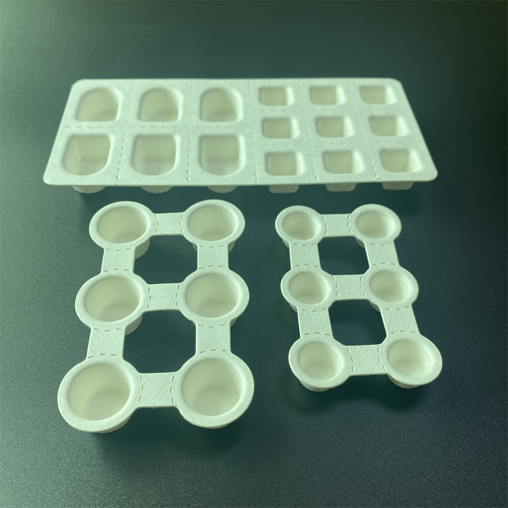 甘蔗漿白色濕壓紙托