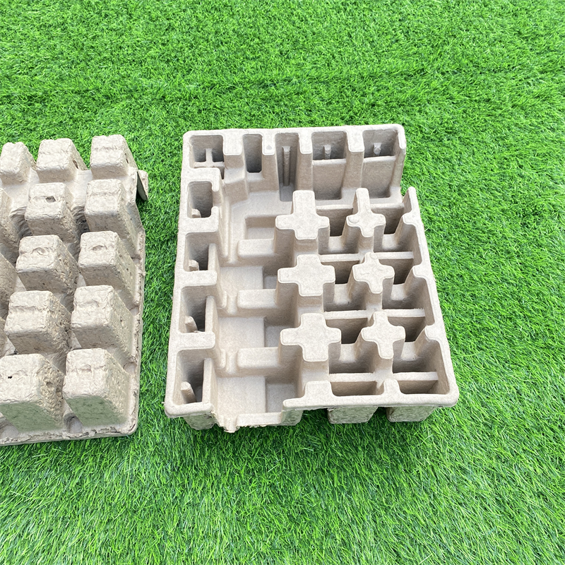 紙箱邊角料材質(zhì)黃色紙漿托