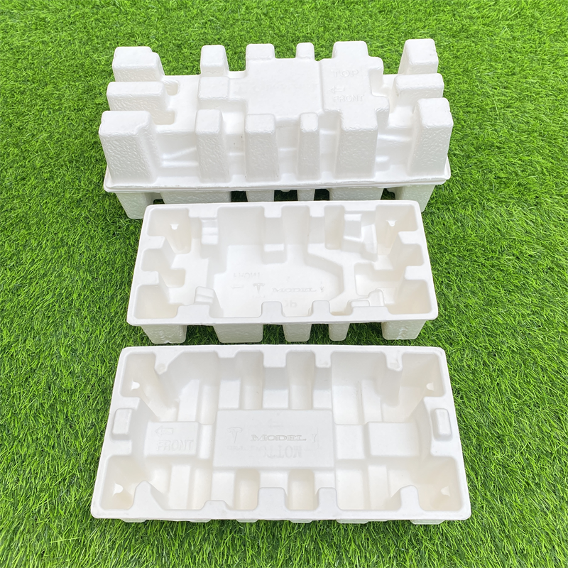 干壓原木漿白色車(chē)模包裝紙托